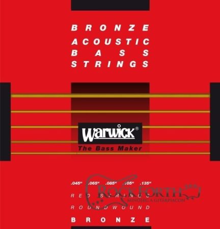 Warwick Red Label 5 Húros 045 - 135/ Bronze Akusztikus Basszushúr 5 (Long Scale)