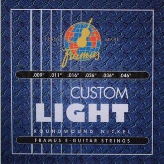   Framus Elektomos Húr 009/046" - Nikkel - Acélbevonatos - Custom Light 