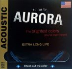 AURORA Prémium Akusztikusgitár húr Made In USA 10s