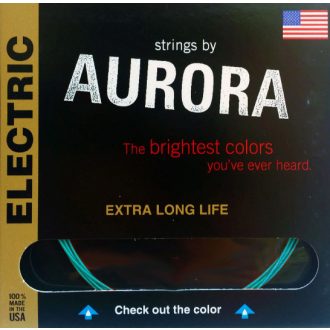 Aurora elektromos gitár húrkészlet, 11-50, világoskék