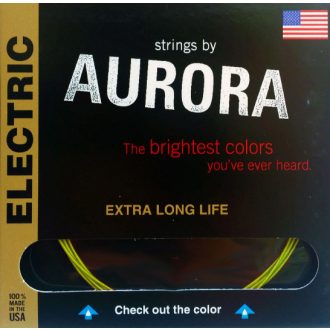 Aurora elektromos gitár húrkészlet, 11-50, lime