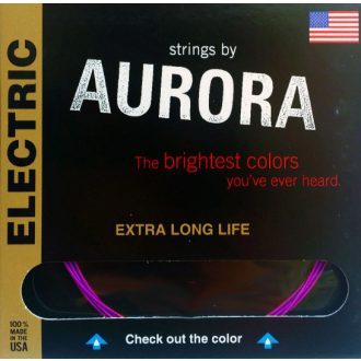 Aurora elektromos gitár húrkészlet, 11-50, rózsaszín