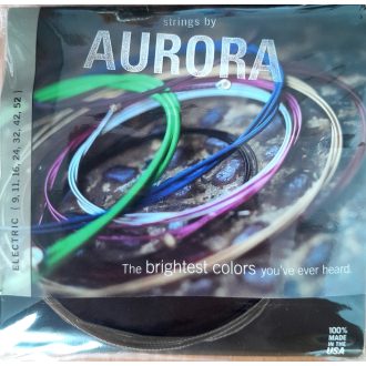   Aurora elektromos gitár húrkészlet, 09-52, 7 húros gitárhoz, ezüst