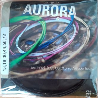   Aurora elektromos gitár húrkészlet (bariton), 13-72, fekete
