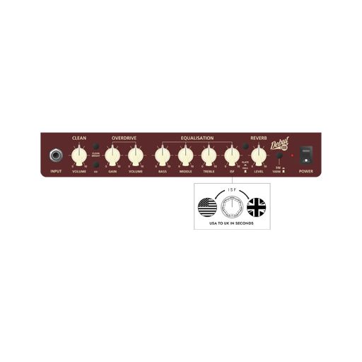 BLACKSTAR Elektromos Gitár Kombó Erősítő, Debut 100R, 100W, 1x12", Cream