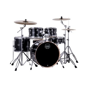   MAPEX Dobszett - Venus, Fusion - Black Galaxy Sparkle - Cintányérokkal