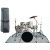 RockBag Dobszőnyeg 200 x 200cm