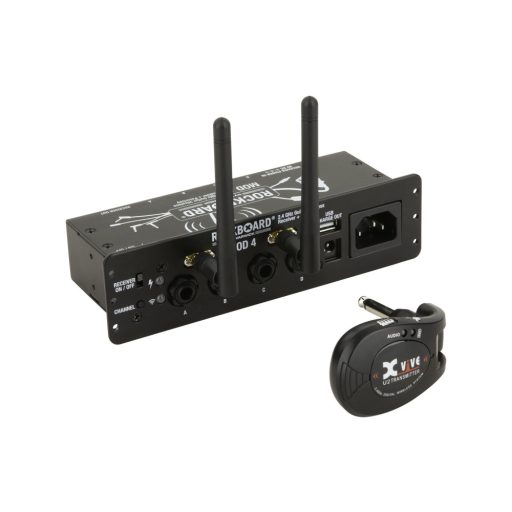 RockBoard MOD 4 & U2 Transmitter - 2.4 GHz Guitar Wireless Receiver, Transmitter + TRS Patchbay