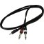 Warwick RCL Patch kábel - 2 x TS Jack (6.3 mm / 1/4") to TRS Jack (3.5 mm / 1/8") - 1.5 m / 4.9 ft