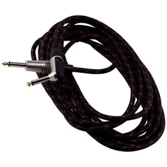   RockCable Hangszerkábel - egyenes/pipa TS (6.3 mm / 1/4"), 9 m / 29.5 ft, piros/fekete
