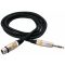 RockCable mikrofonkábel - XLR (mama) / TRS (6.3 mm / 1/4"), Balanced, Color Coded - 3 m / 9.8 ft