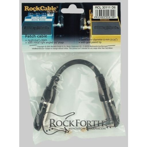 Warwick RockCable Patch Kábel 15 Cm