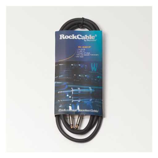 Warwick RCL Hangfalkábeel - egyenes TS (6.3mm / 1/4") - 2m / 6.6 ft, 7mm