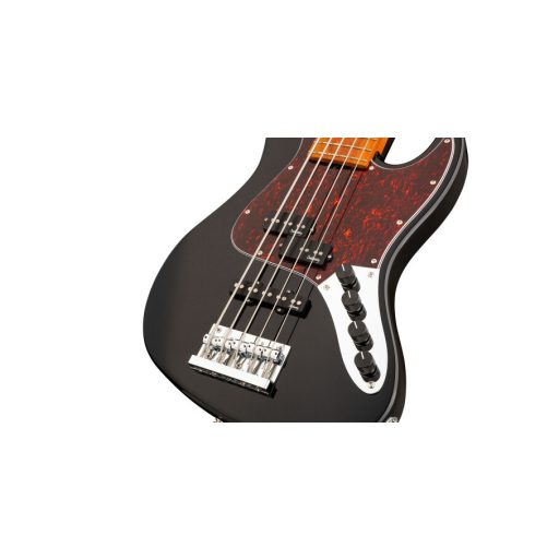 Sadowsky MetroExpress 21-Fret Hybrid P/J Bass, 5-Húros - Solid Black High Polish