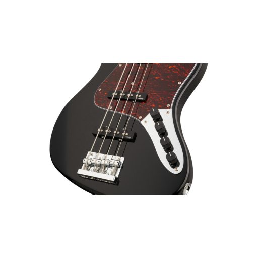 Sadowsky MetroExpress 21-Fret Vintage J/J Bass, 4-Húros - Solid Black High Polish
