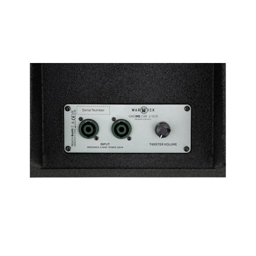 Warwick Gnome Pro CAB 300Wattos 8 Ohm-os - 2 x 10" Hangfal - Piezo magassal