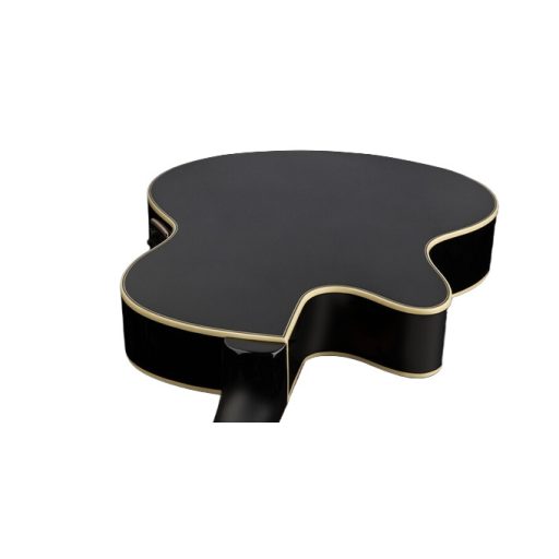 Warwick RockBass Alien Deluxe Hybrid Thinline, 4-Húros - Solid Black Satin