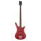 Warwick RockBass Corvette Basic, 4-Húros - Burgundy Red Transparent Satin